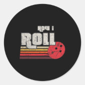 グラフィック転がおもしろいボーリングがThe Leagueを攻撃する方法 ラウンドシール (正面)