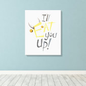 グラフィック食べスアップ キャンバスプリント (インサイチュ (ウッドフロア))