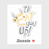 グラフィック食べスアップ シール (シート)