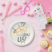 グラフィック食べスアップ ペーパープレート (パーティー)