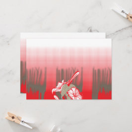 グラフィック鮮やかデザインは赤いパターン（の模様が）ある、 招待状