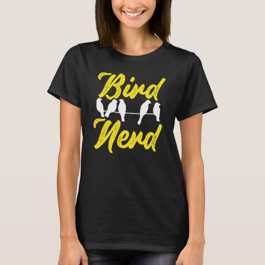 グラフィック鳥見アパレル鳥おたく Tシャツ (正面)