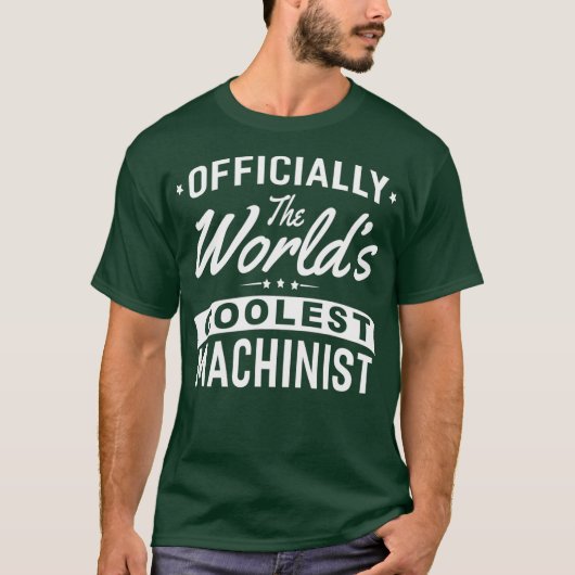 グラフィック365世界クール機械工士表おもしろい示 Tシャツ (正面)