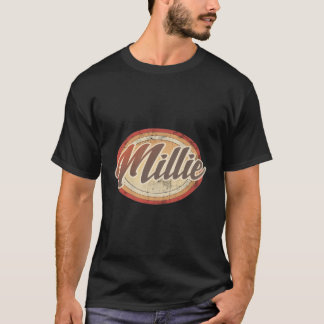 グラフィック365名Millieヴィンテージおもしろい パーソナライズされた Tシャツ