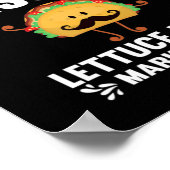 グラフィック365 Wanna Taco Bout Jesus Tee おもしろい Taco C ポスター (角)