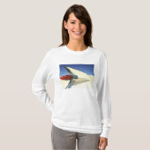 グラフィック: ひれおよびテールライトのクローズアップ Tシャツ (正面フル)