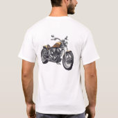グラフィック オートバイ 1 Tシャツ (裏面)