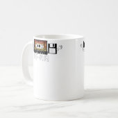 グラフィック コーヒーマグカップ (正面左)