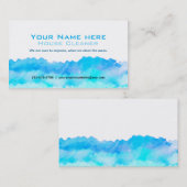 グラフィック・デザインのクリーニングの名刺 名刺 (正面/裏面)