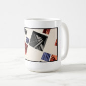 グラフィック・デザインの歴史のマグ: スイス人 コーヒーマグカップ (正面右)
