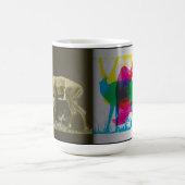 グラフィック・デザインの歴史のマグ: ニューヨークの学校 コーヒーマグカップ (中央)