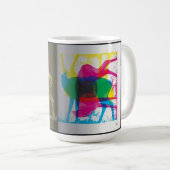 グラフィック・デザインの歴史のマグ: ニューヨークの学校 コーヒーマグカップ (正面右)