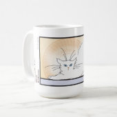 グラフィック・デザインの歴史のマグ: 新しい コーヒーマグカップ (正面左)