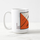 グラフィック・デザインの歴史のマグ: 構成主義 コーヒーマグカップ (左)