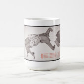 グラフィック・デザインの歴史のマグ: WWI コーヒーマグカップ (中央)