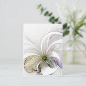 グラフィック・デザインの花の郵便はがき ポストカード (スタンド正面)