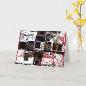 グラフィック・デザイン カード (黄色い花)