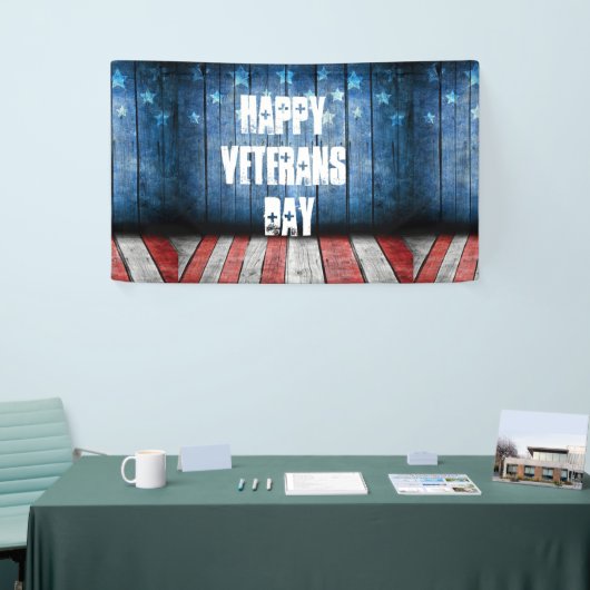 グラフィック・デザイン、私達旗色および木wの装飾 横断幕 (トレードショー)