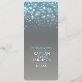 グラフィック バブル グレー ブルー 結婚式 夕食 メニュー