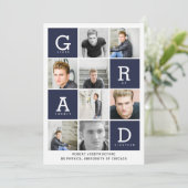 グラフィック ボックス 卒業 招待状 (スタンド正面)