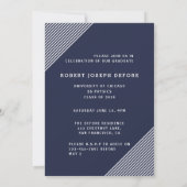 グラフィック ボックス 卒業 招待状 (裏面)