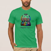 グラフィック 政治的エネルギー  Tシャツ (正面)