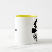 グラフィック《星座》乙女座フラワーサン ツートーンマグカップ (中央)