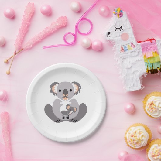 グラフィック – KOALA – オーストラリアの野生生物 – パーティー ペーパープレート (パーティー)