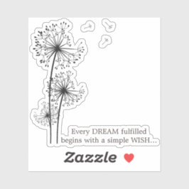 グラフィックDandelionの願い シール