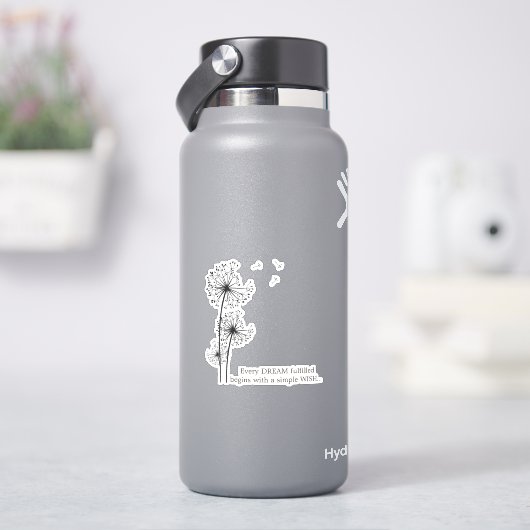 グラフィックDandelionの願い シール (HydroFlask)