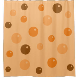 グラフィックSOAP任意の色のオレンジ色の泡 シャワーカーテン