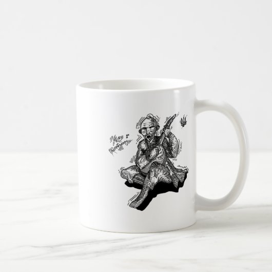グラフィックTシャツ - ウクライナ兵士の歌 - 神の歌 コーヒーマグカップ (右)