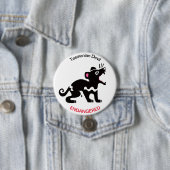 グラフィックTASMANIAN DEVIL – 絶滅危惧動物 – 自然 缶バッジ (インサイチュ)