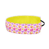 グラフィックteddyベア顔明るいパターンのヘアバンド アスレチックヘッドバンド (右)