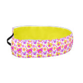 グラフィックteddyベア顔明るいパターンのヘアバンド アスレチックヘッドバンド (左)