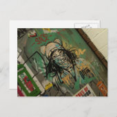 グラフィッティとウォールアート、シティセンターマンチェスター ポストカード (正面/裏面)