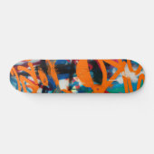 グラフィッティと通りアート スケートボード (横)