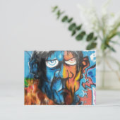 グラフィッティアート ポストカード (スタンド正面)