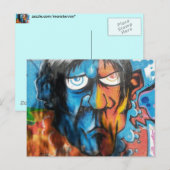 グラフィッティアート ポストカード (正面/裏面)