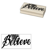 グラフィッ信じクアートホリデーウッドアートスタンプ ラバースタンプ (押印)