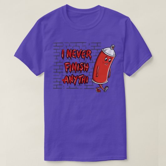 グラフィティおもしろいー Tシャツ (デザイン正面)