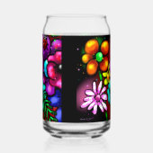 グラフィティお洒落スタイルフローラフラワーラディバグ ガラス缶 (右)