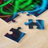 グラフィティかわいらしアーバン通りアートガール ジグソーパズル (側面)