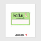 グラフィティこんにちは私の名前 シール (シート)