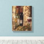 グラフィティとワイン キャンバスプリント (インサイチュ (ウッドフロア))