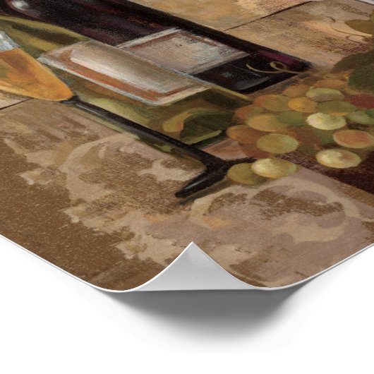 グラフィティとワイン ポスター (角)