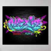グラフィティのアレクシスという名前 ポスター (正面)