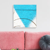 グラフィティのクローズアップ キャンバスプリント (インサイチュ (リビング))