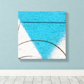 グラフィティのクローズアップ キャンバスプリント (インサイチュ (ウッドフロア))