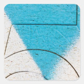 グラフィティのクローズアップ スクエアシール (正面)